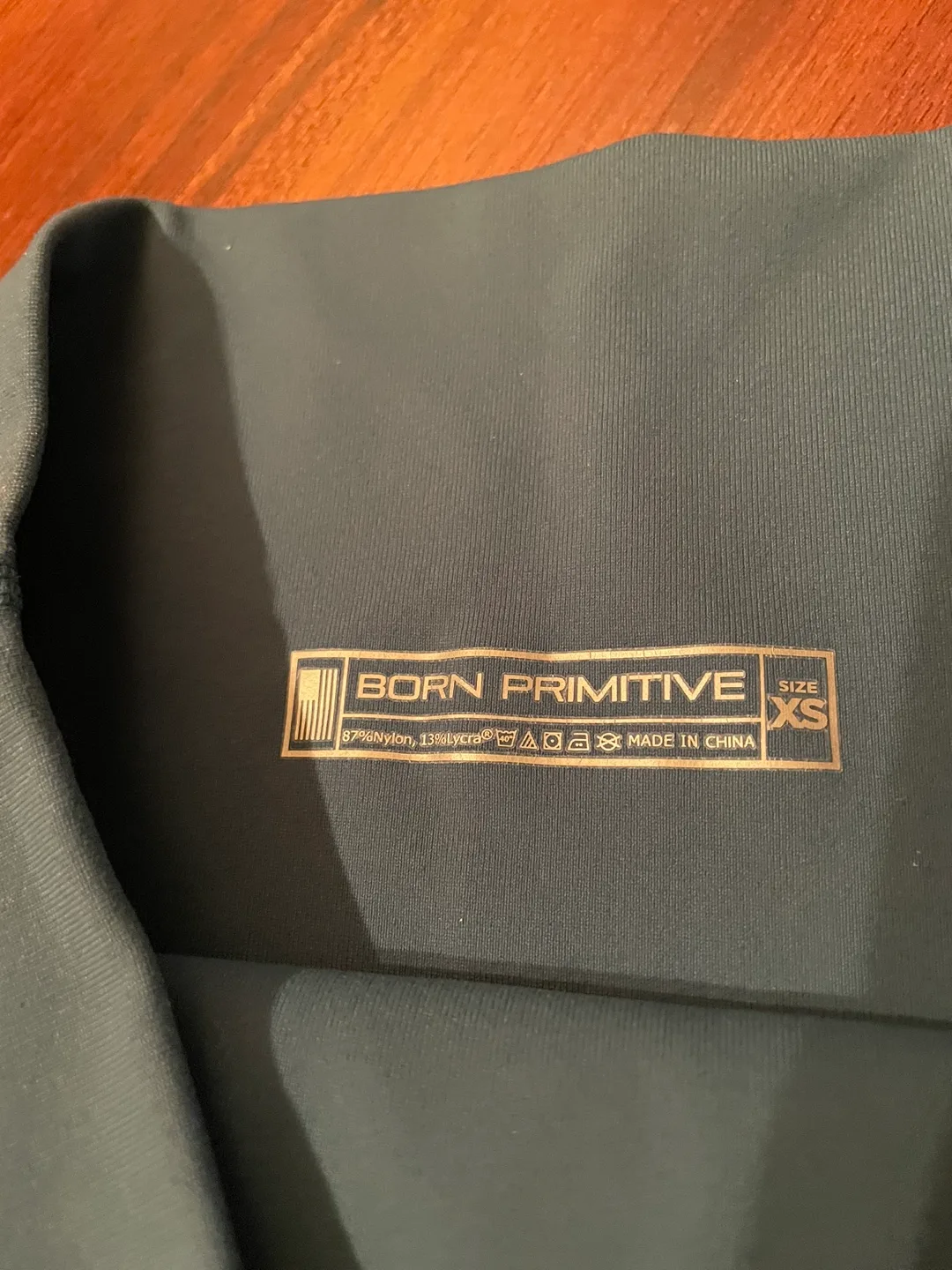 BNWT Born Primitive Women's Size XS Blue Training Shorts image indicator(3)