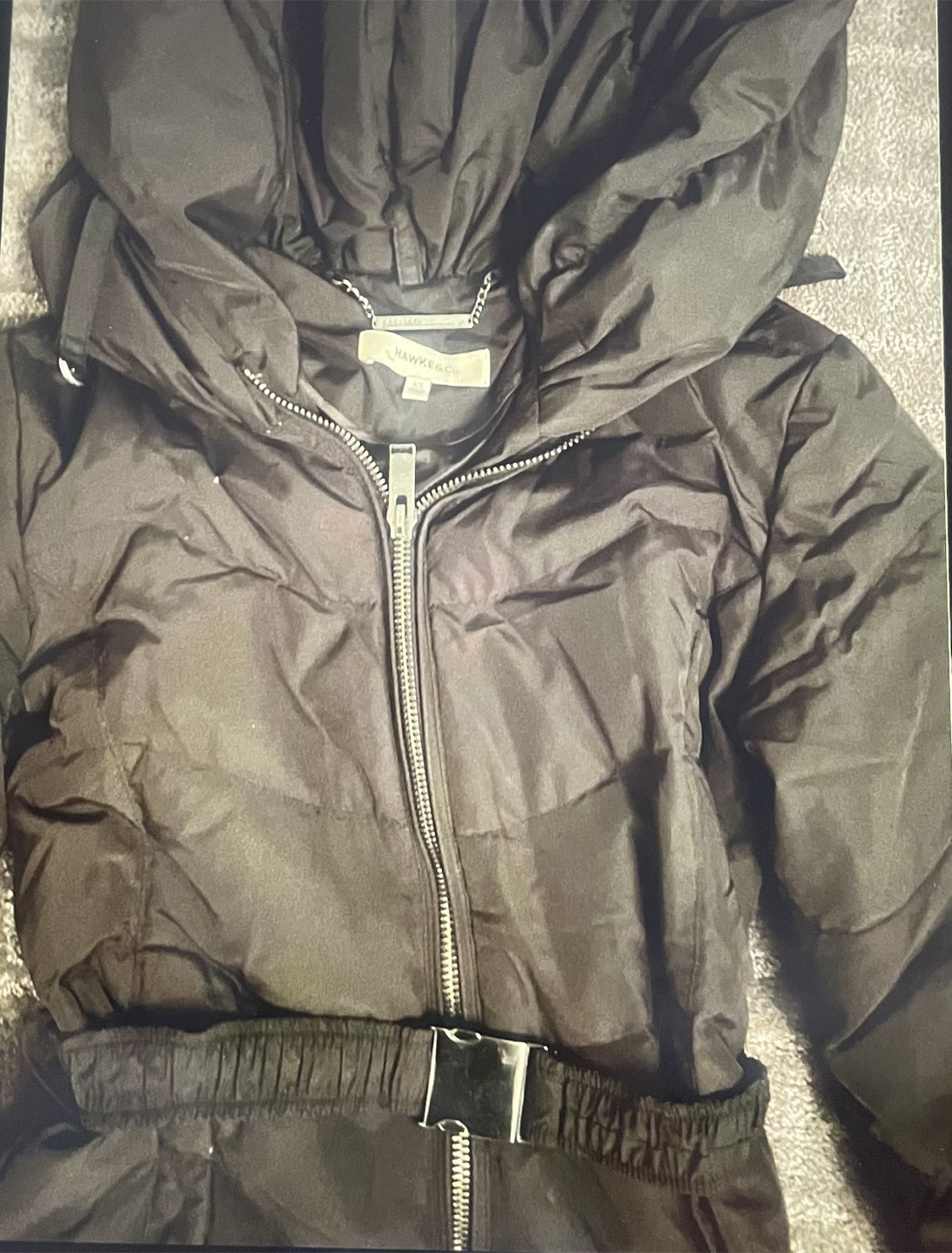 Hawke & Co.  Black Puffer Coat with Belt - photo 2