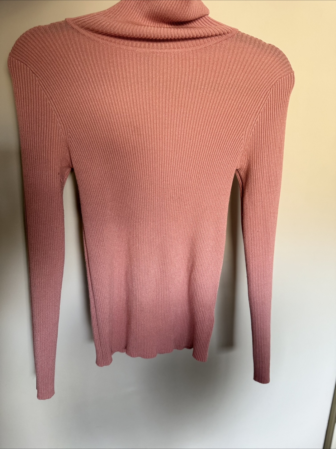 Pink Turtleneck Sweater