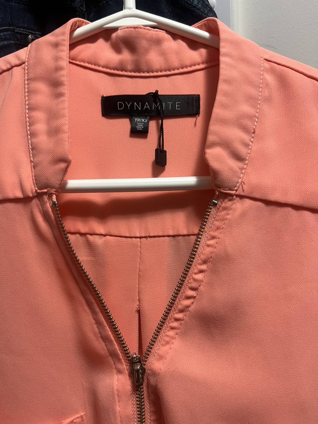 Dynamite Coral Zip-up Dress - photo 2