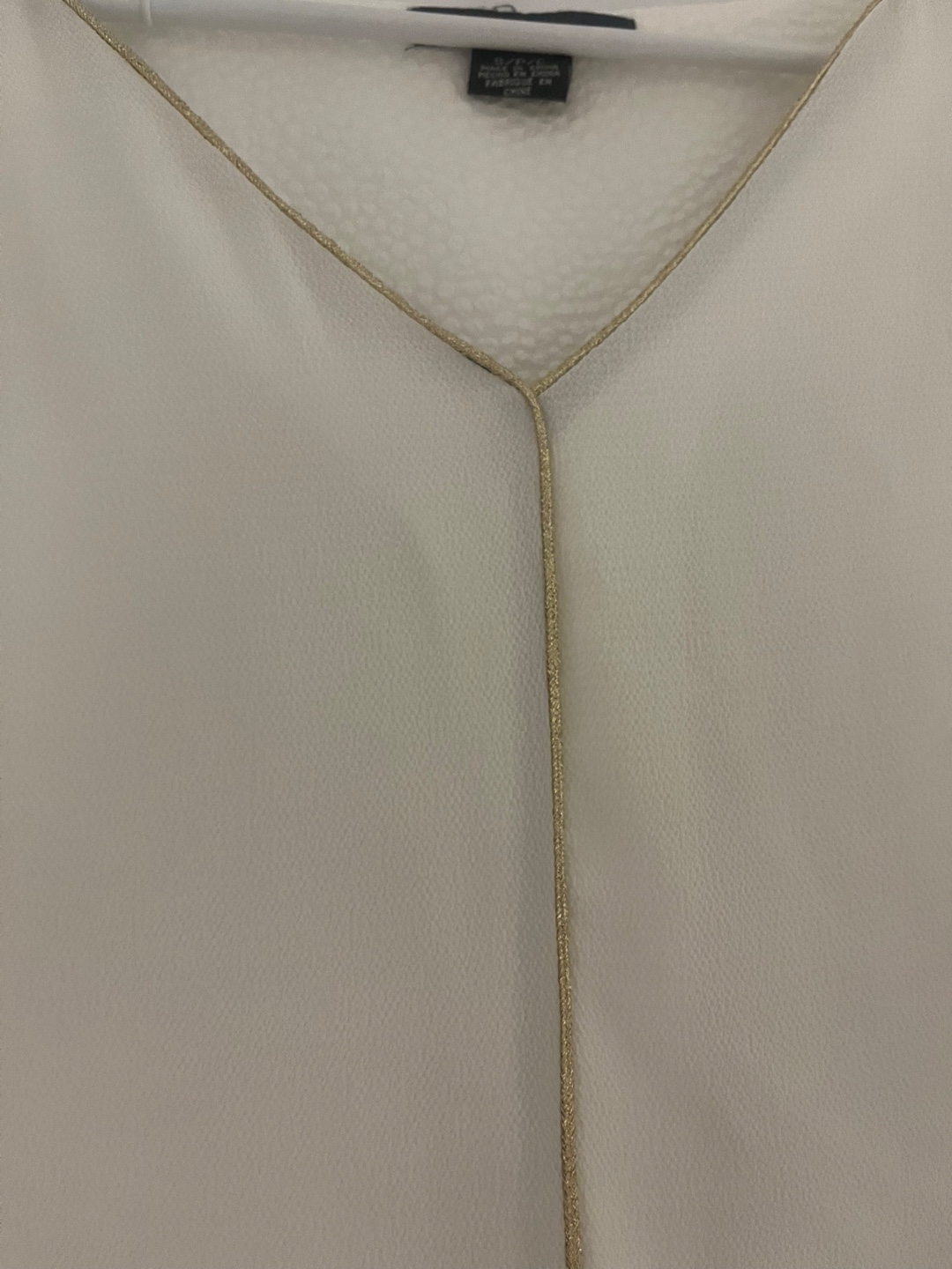 Suzy Shier White Blouse Size S/P - photo 3