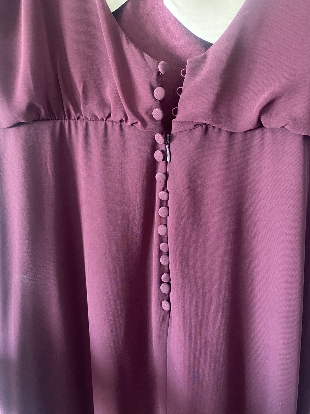 Burgundy Levkoff bridesmaid Dress Size 8 - photo 5