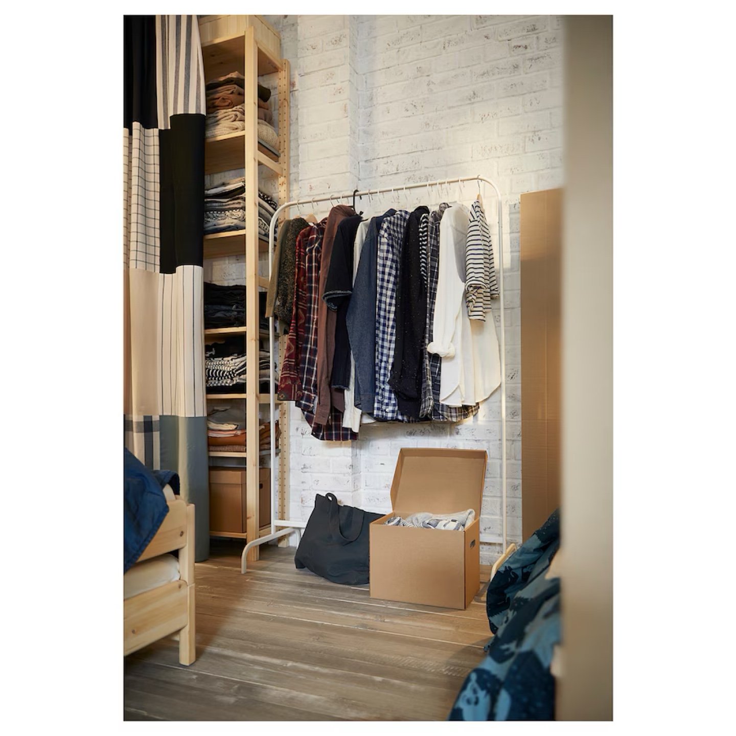 IKEA MULLIG Clothes Rack - White - photo 2