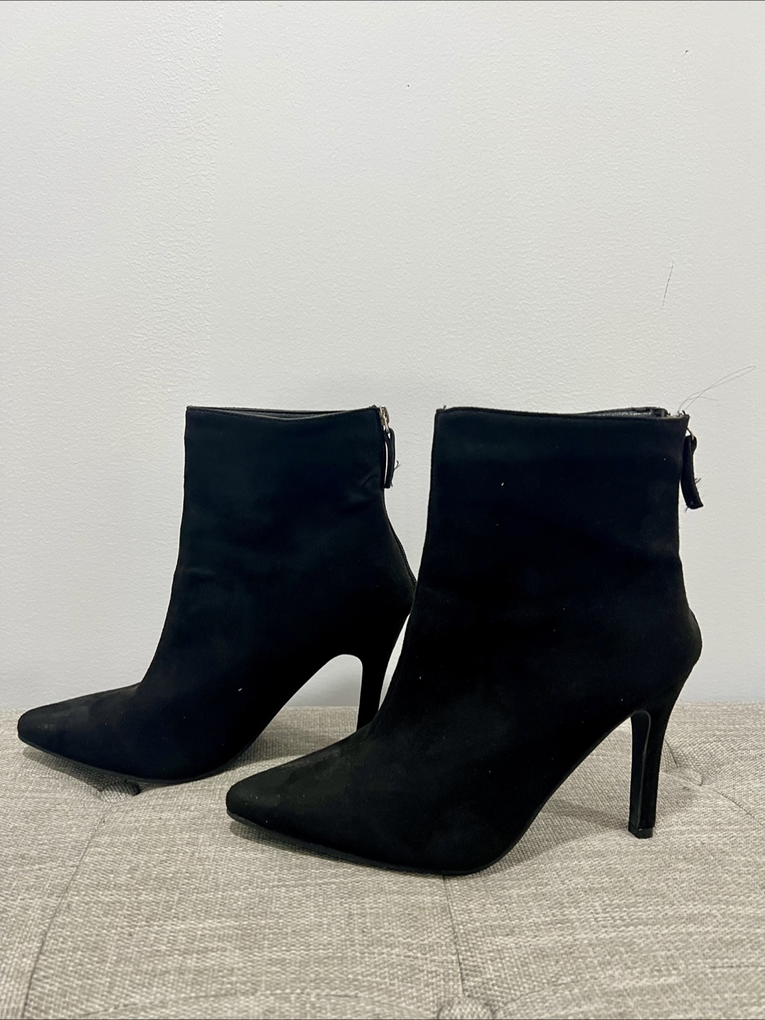 Black Suede Ankle Boots
