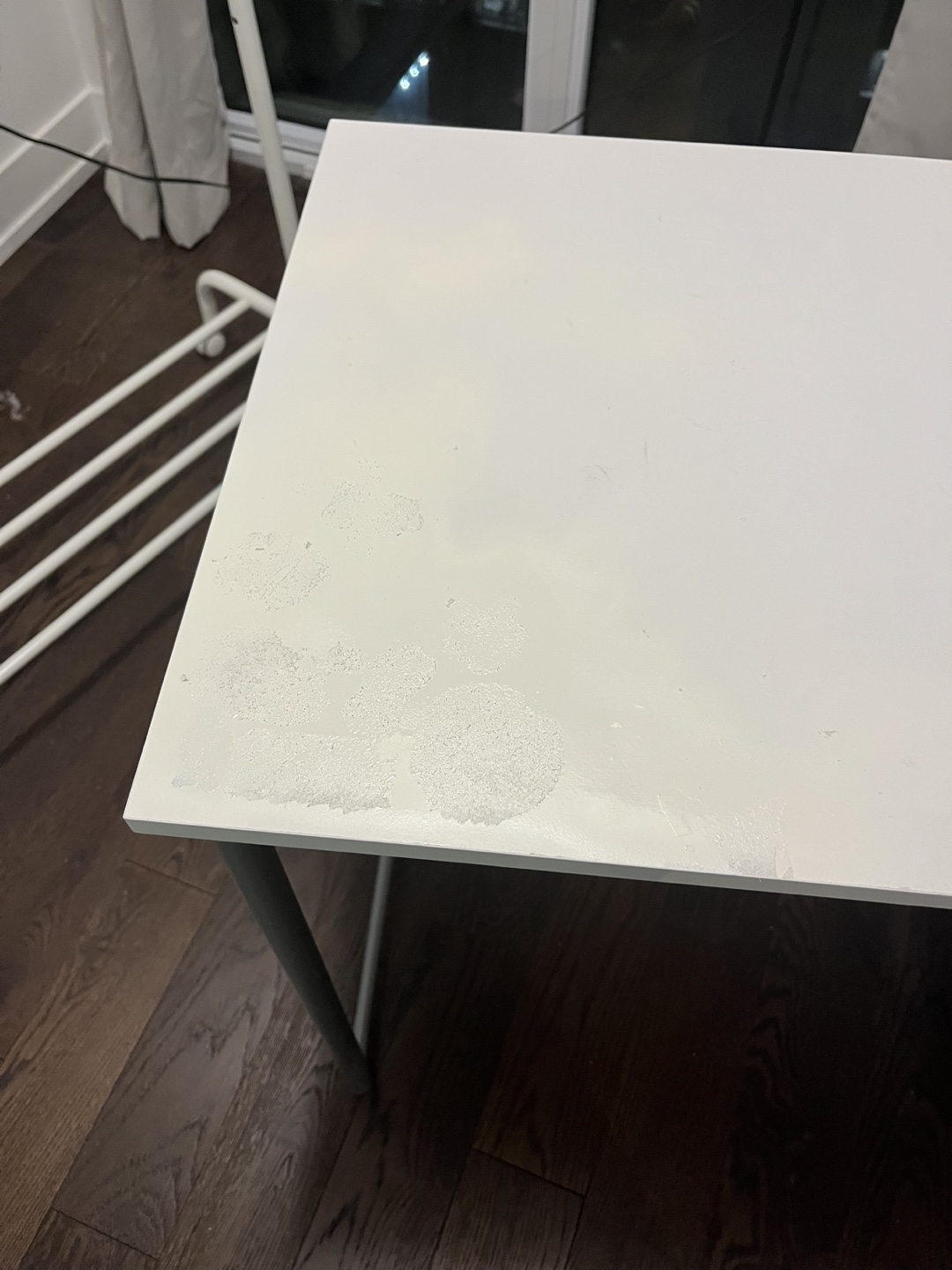 White Computer Desk with Shelf - photo 3