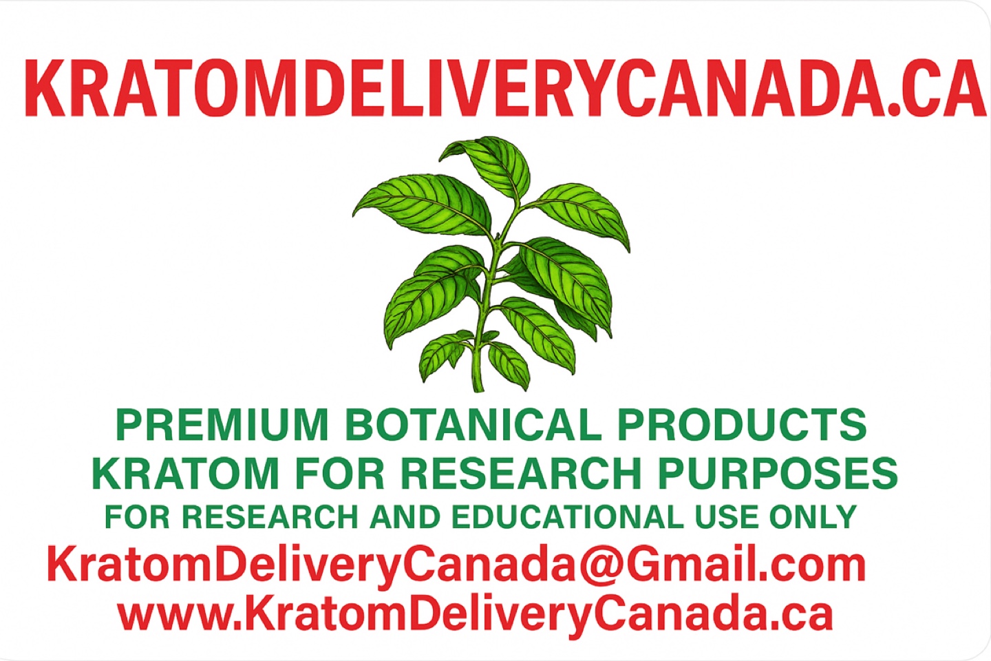 Botanical herbs for research purposes