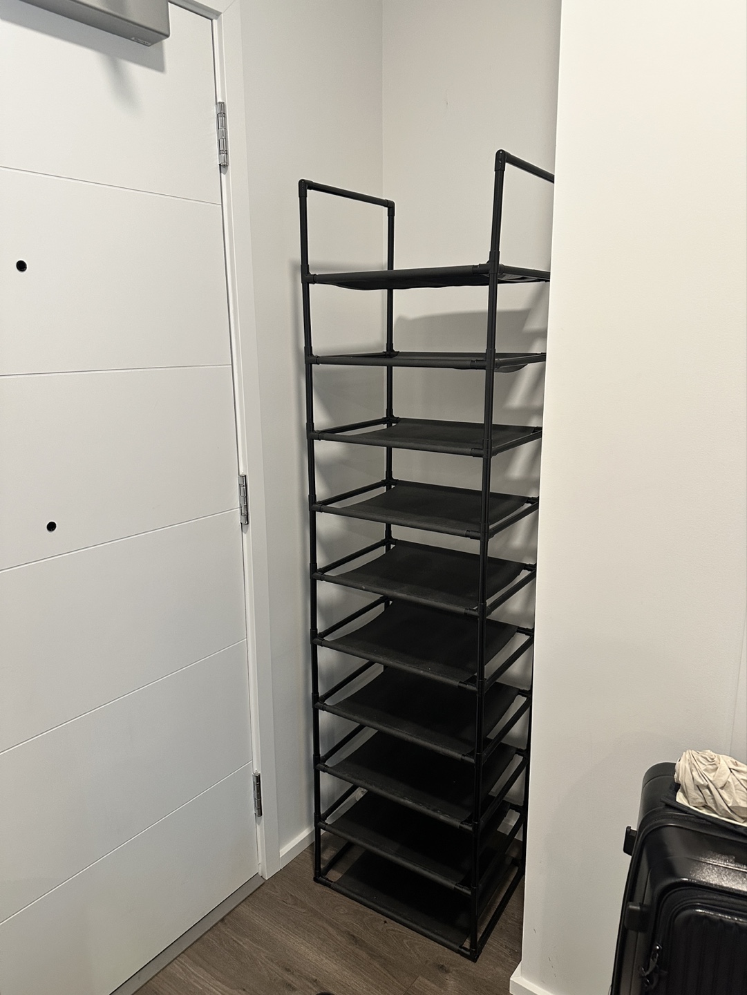 Ten-Tier Fabric Shoe Rack