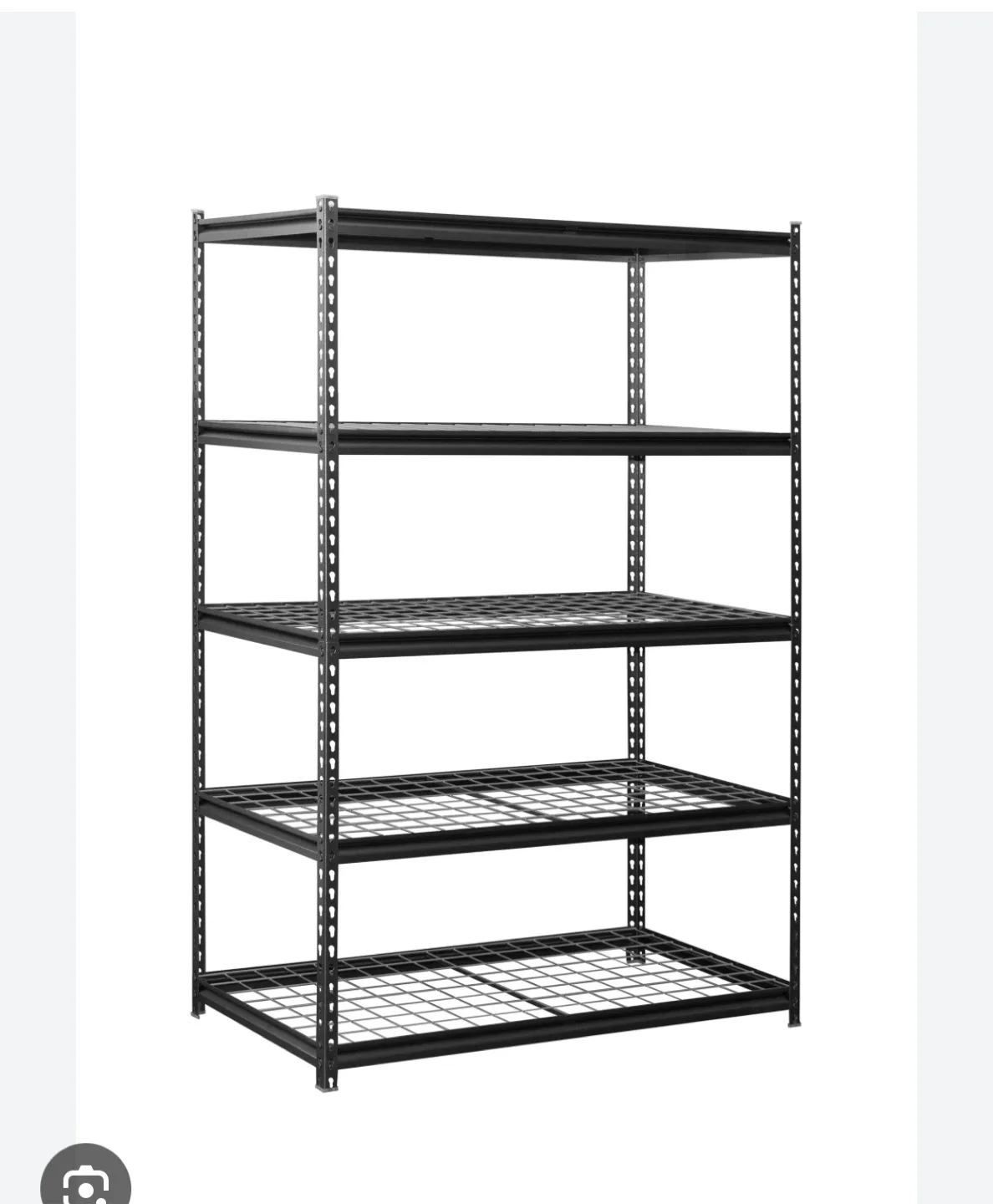 Brand new Heavy Duty 4 Shelf Storage Unit- Missing the 1st rack thumbnail