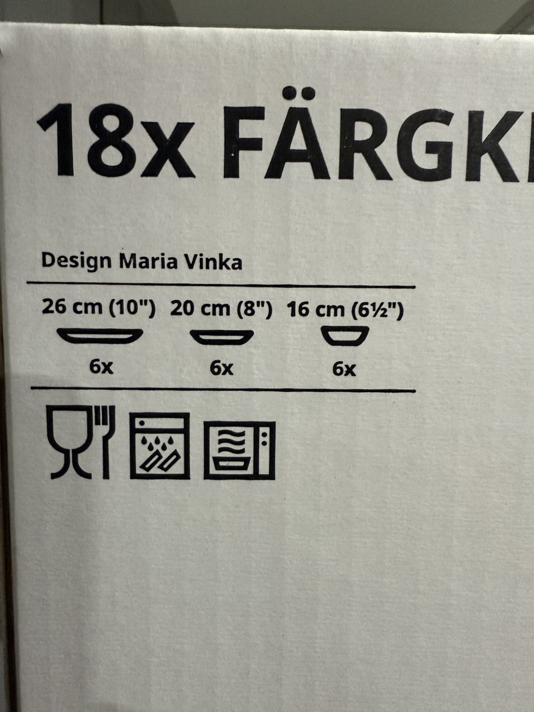 IKEA FÄRGLAR 18-piece Dinnerware Set - Olive Green - photo 2