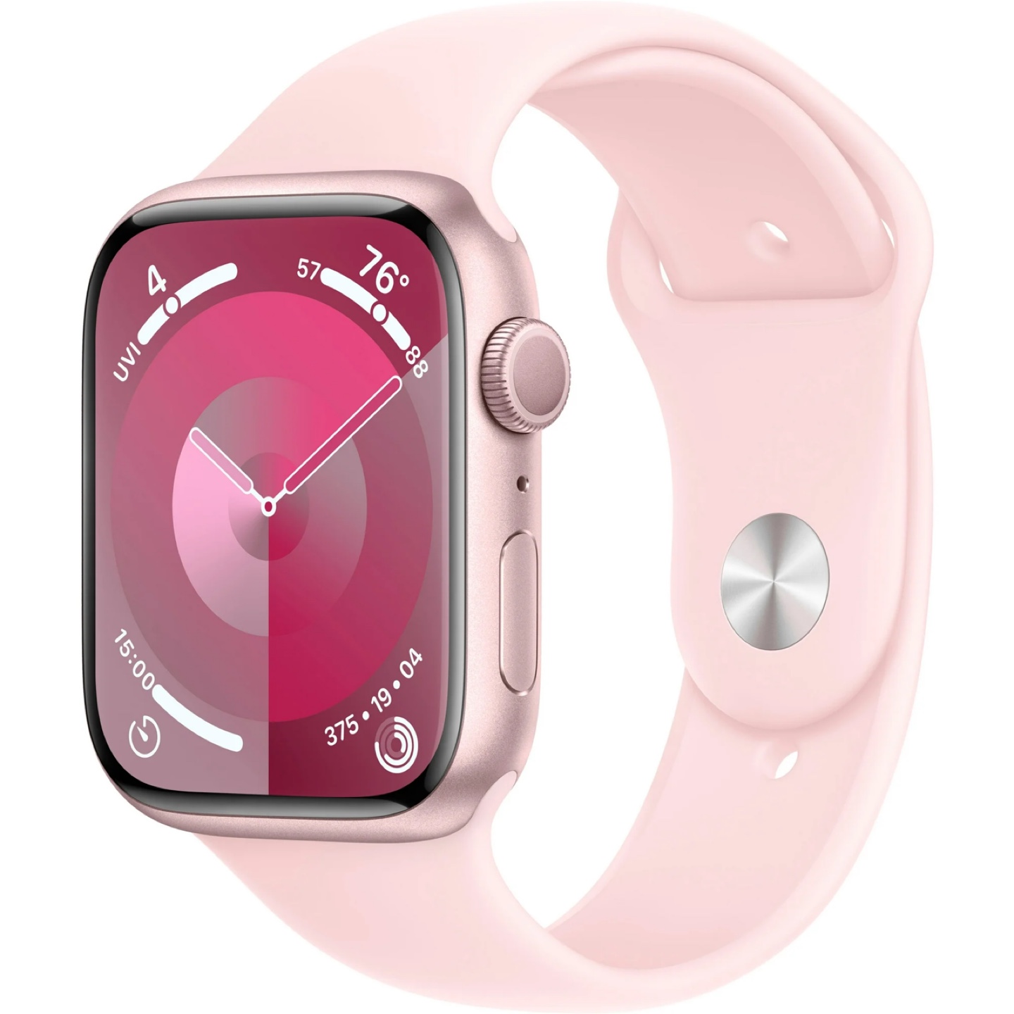 Apple Watch Series 9 with pink & pink hello kitty band