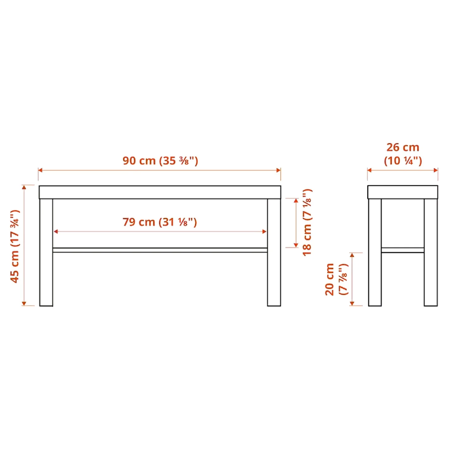 White TV Stand with Shelf image indicator(3)