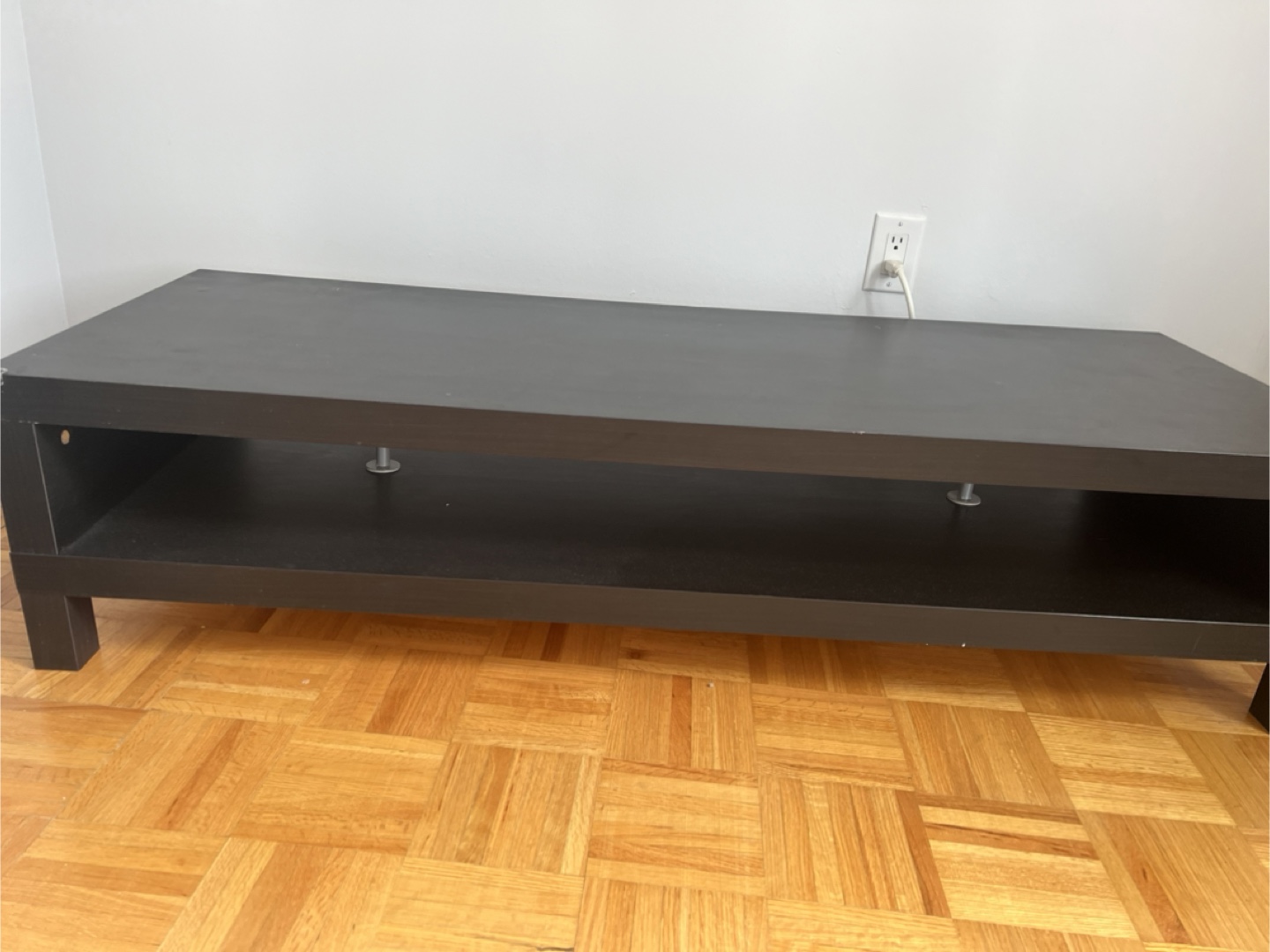 IKEA Black TV Stand Media Console - photo 2