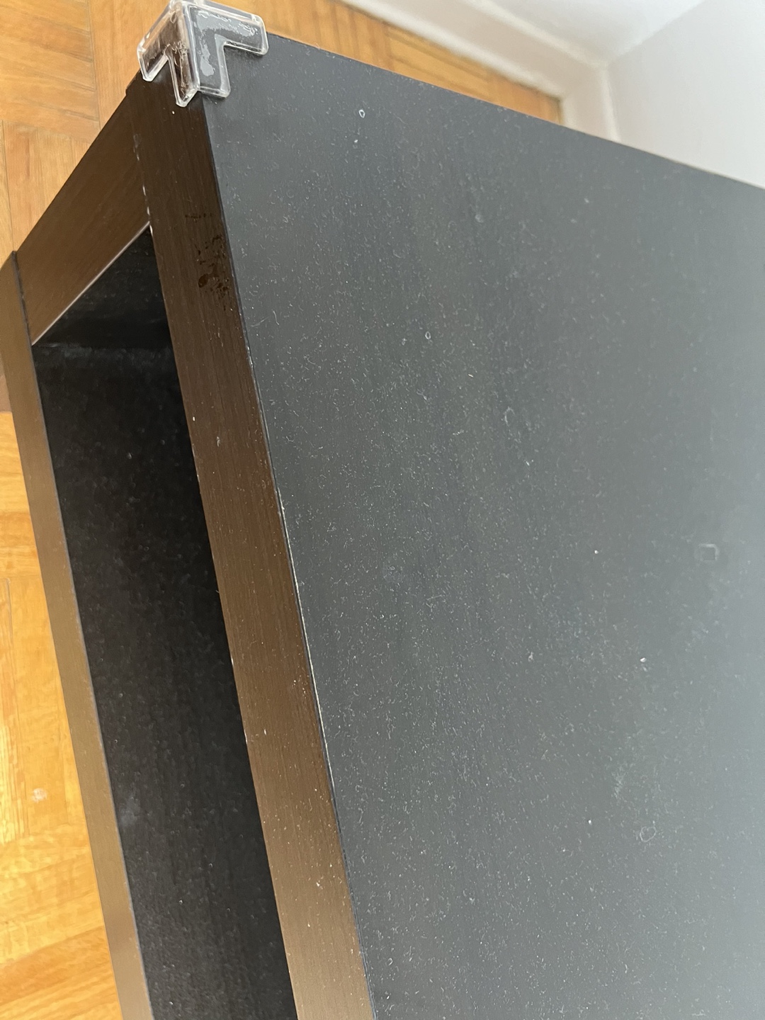 IKEA Black TV Stand Media Console - photo 3