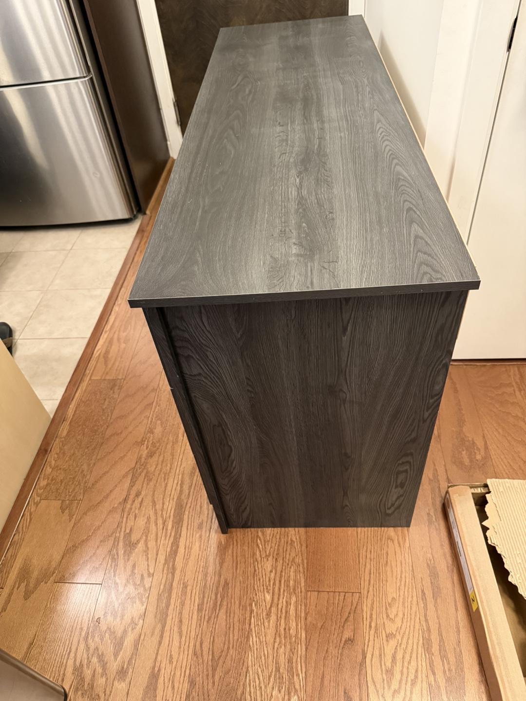 Dark Grey Six-Drawer Dresser - photo 2