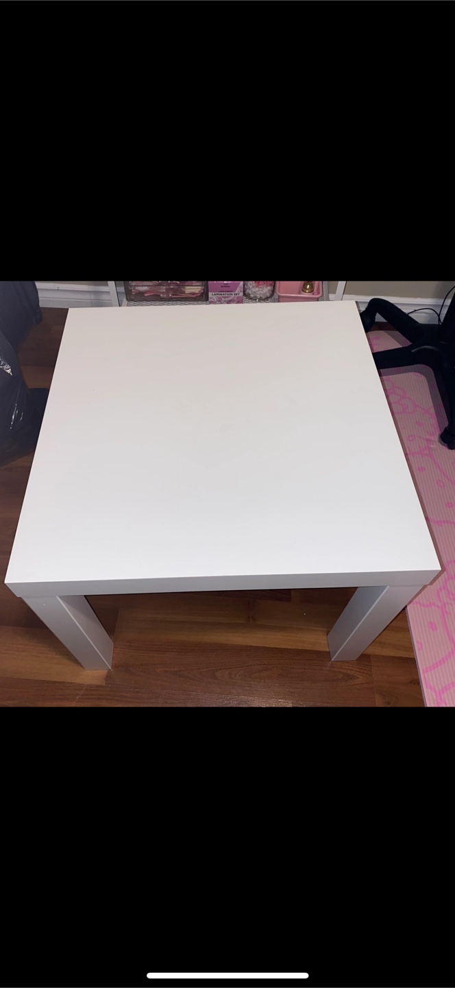 White Square Coffee Table