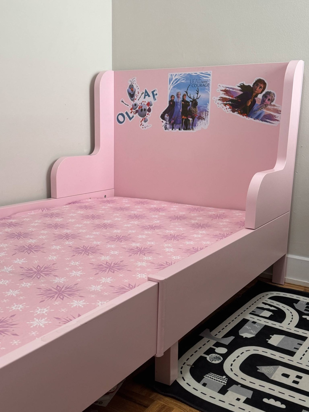 Pink IKEA Toddler Bed extendable - photo 4