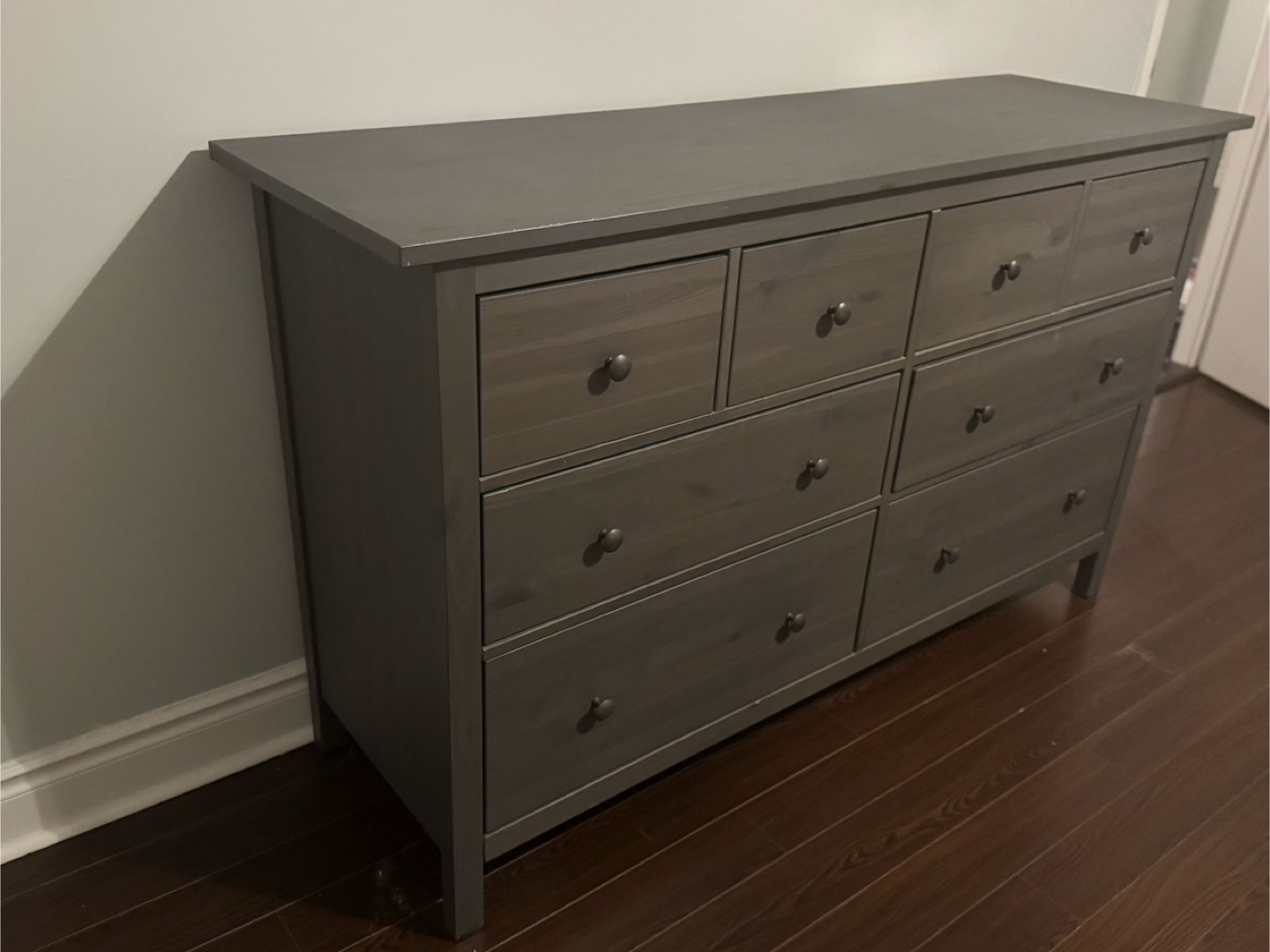 IKEA Hemnes 8-Drawer Dresser - Grey-Brown - photo 3