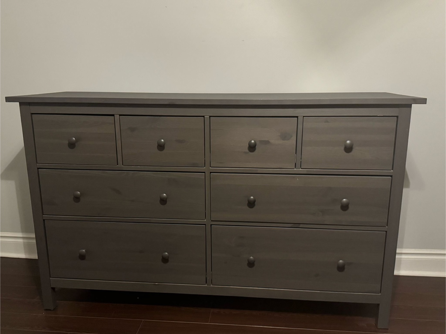 IKEA Hemnes 8-Drawer Dresser - Grey-Brown