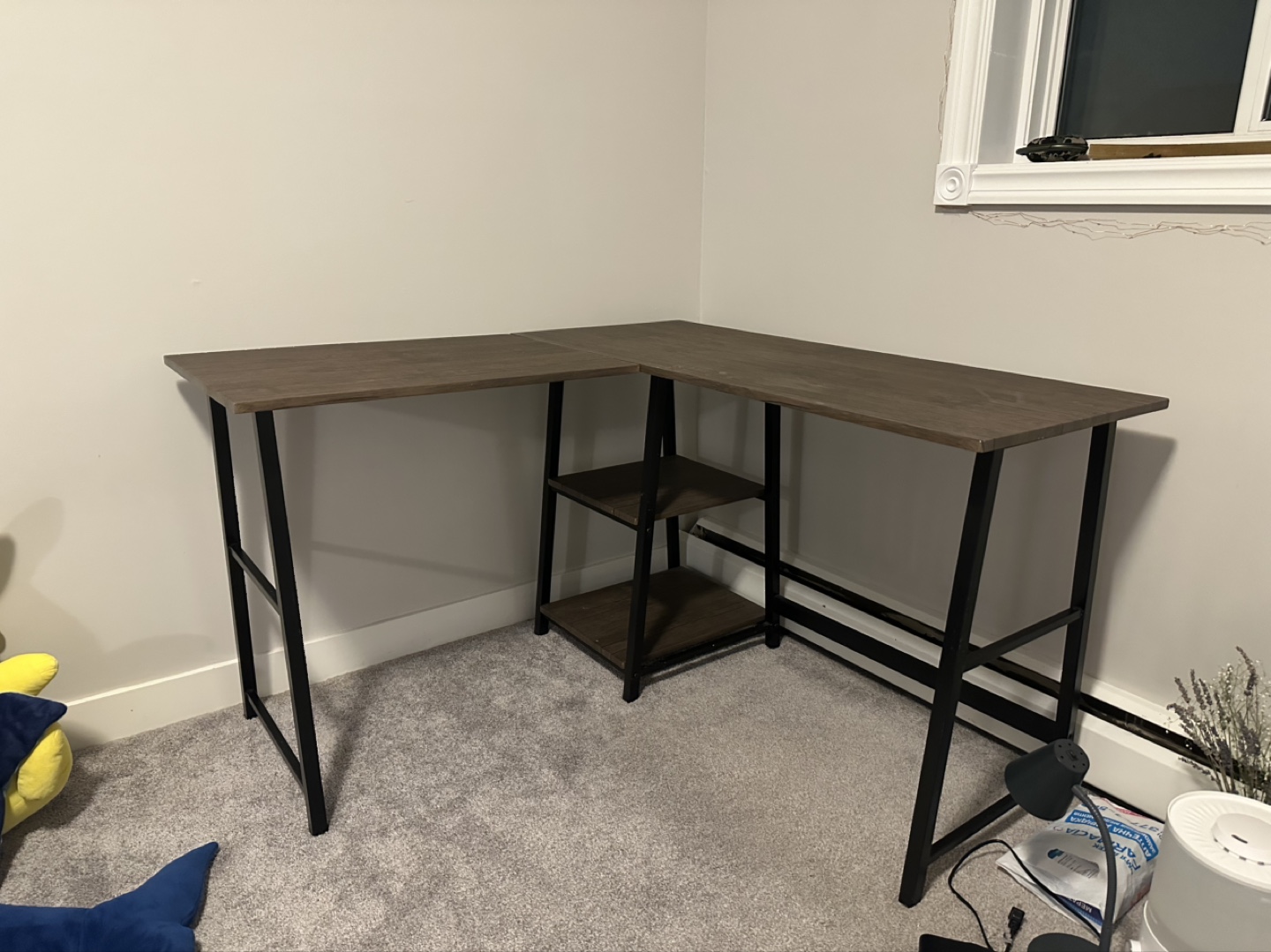 Corner Computer Desk with Storage - photo 2