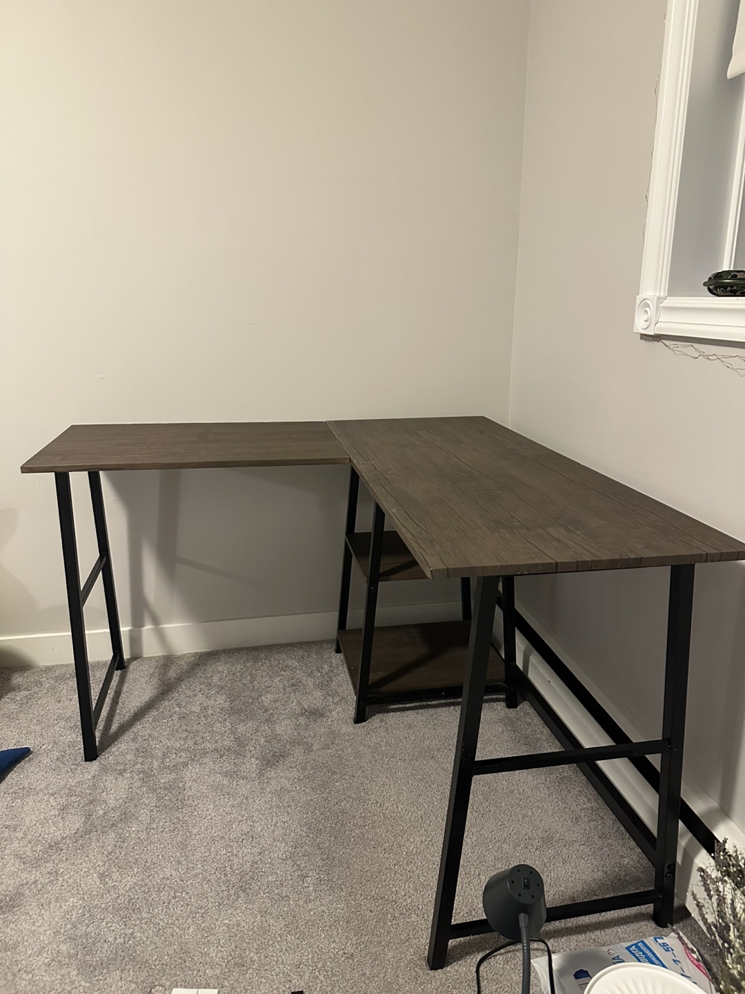 Corner Computer Desk with Storage