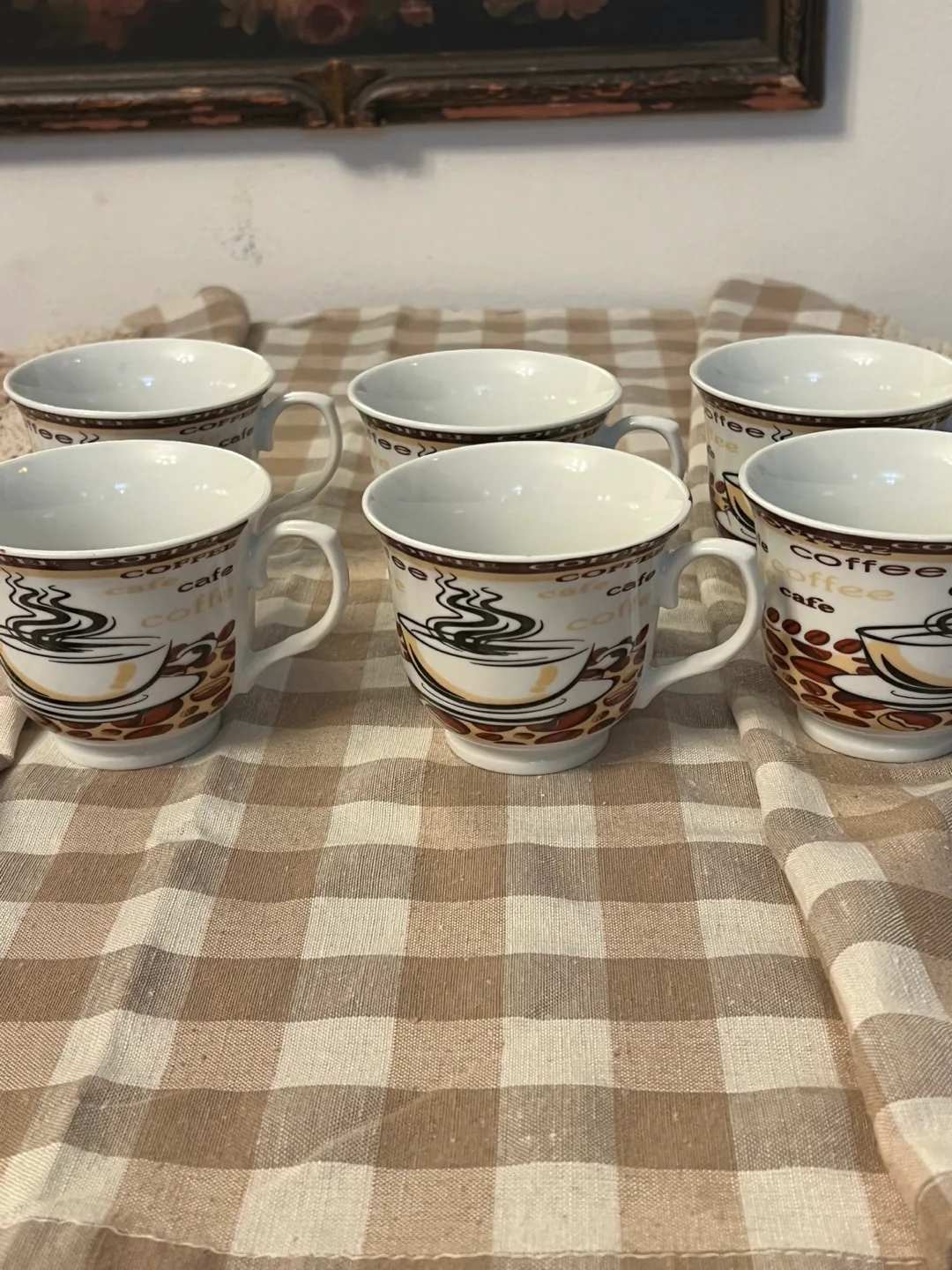 Vintage tea cups or expreso coffe capuccino image indicator(9)