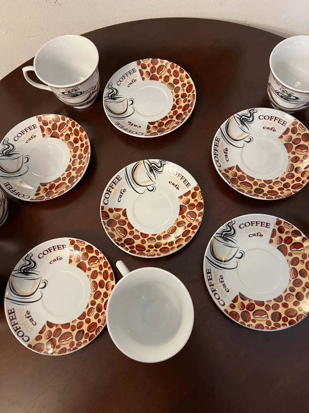 Vintage tea cups or expreso coffe capuccino image indicator(7)