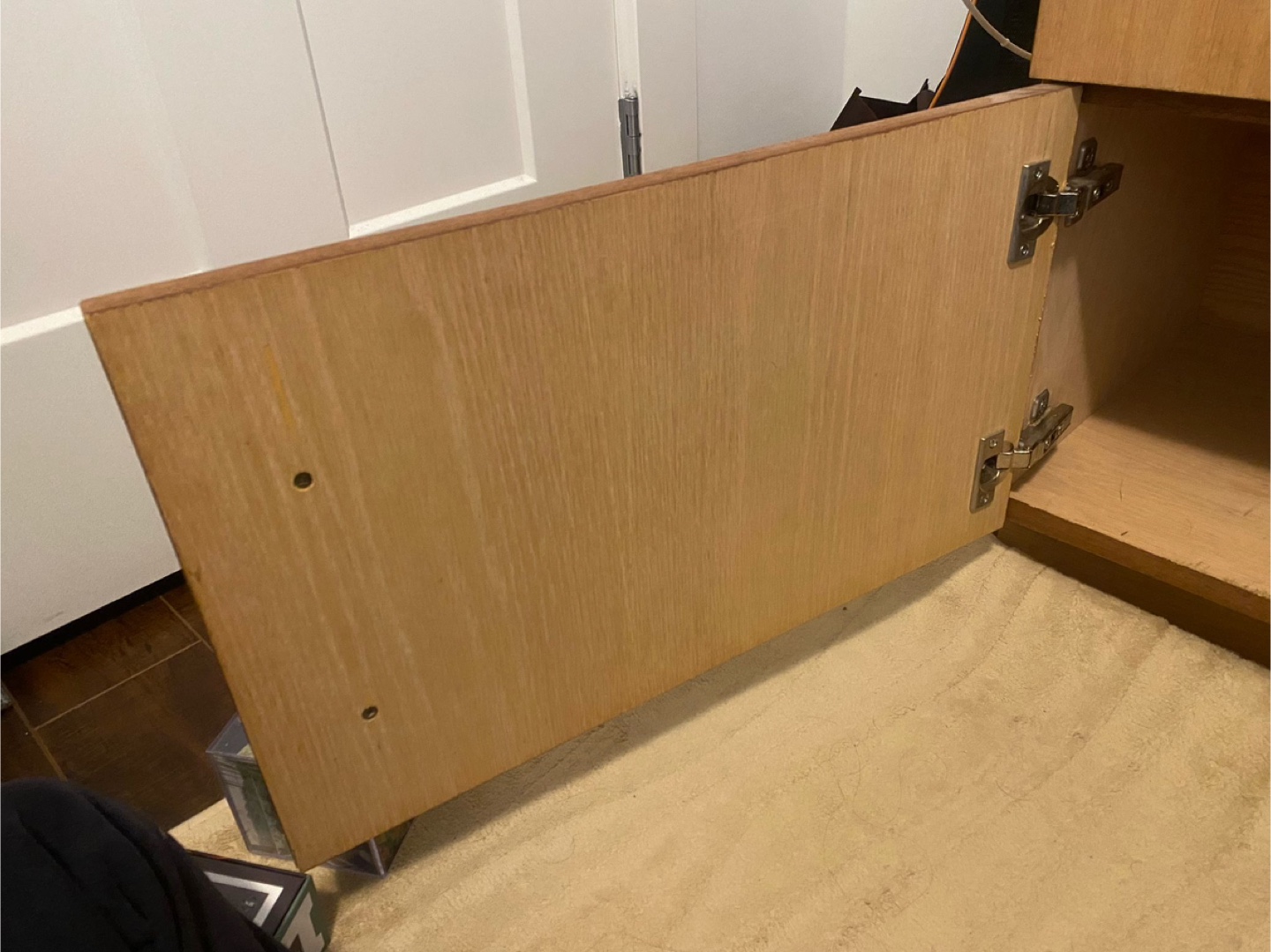 Light Brown Wooden Nightstand - photo 5