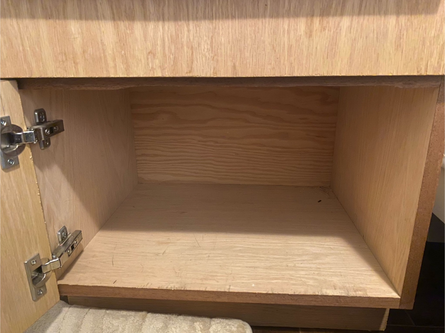 Light Brown Wooden Nightstand - photo 4