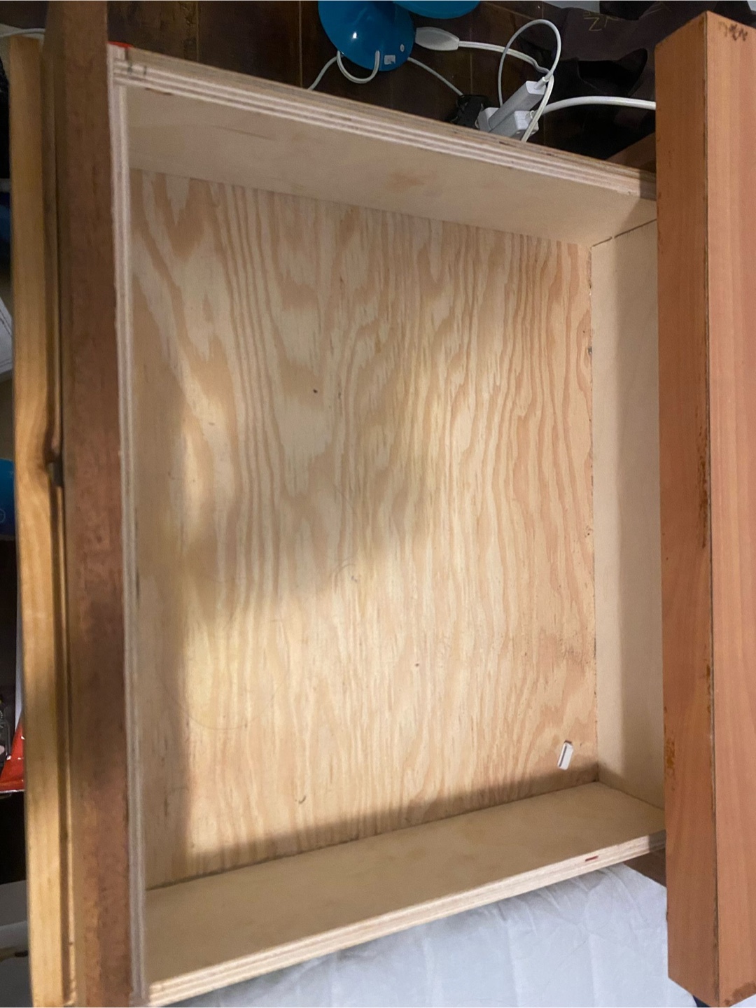 Light Brown Wooden Nightstand - photo 3