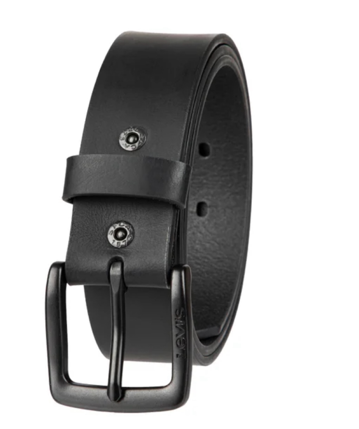 Brand New Levi's Men's 100% Genuine Leather Belt - Black - photo 2