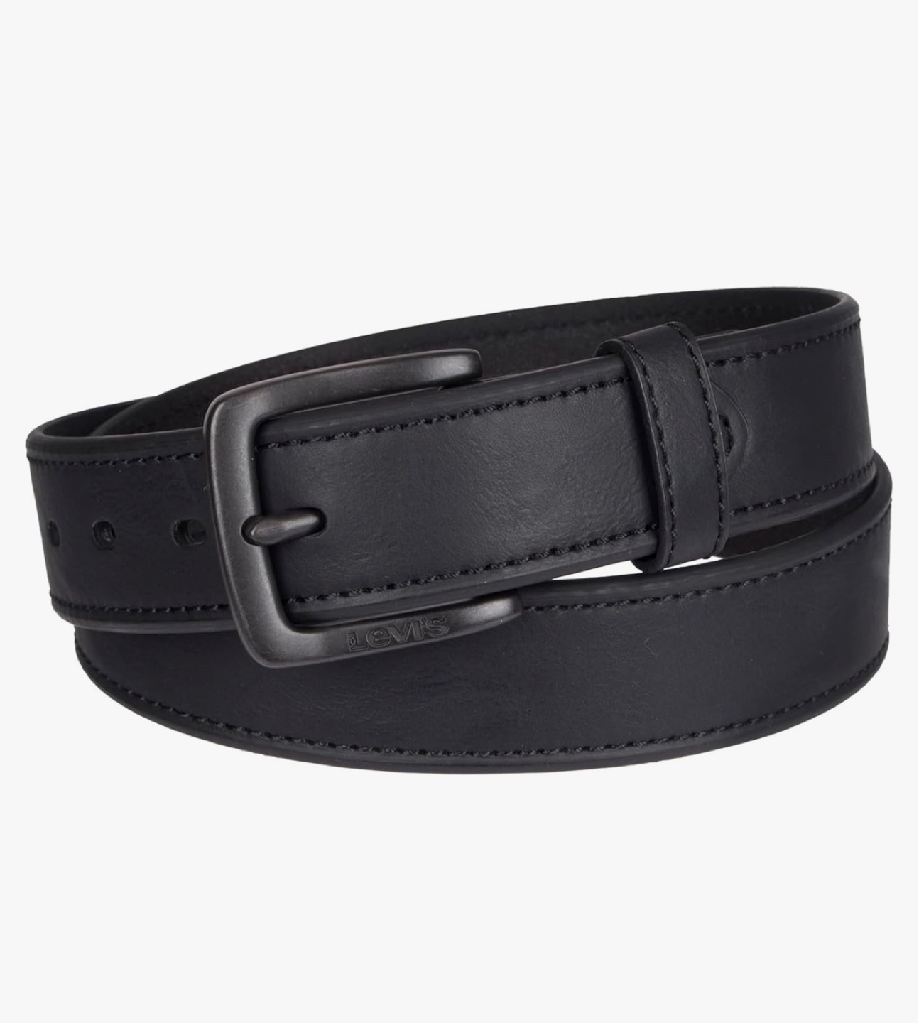 Brand New Levi's Men's 100% Genuine Leather Belt - Black - photo 5