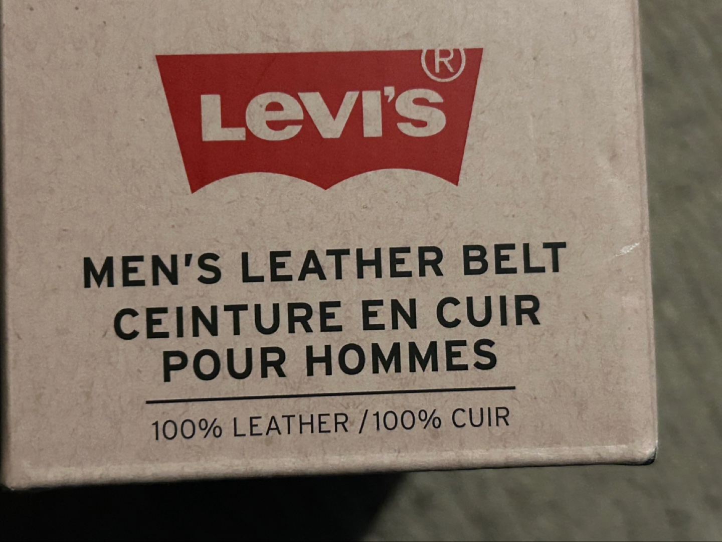 Brand New Levi's Men's 100% Genuine Leather Belt - Black - photo 4
