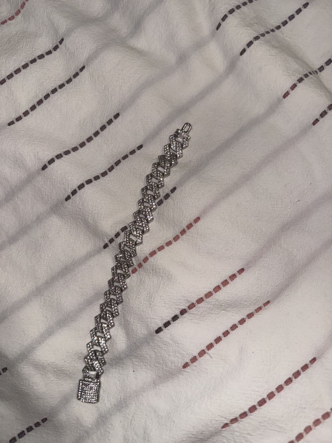 Iced-Out Cuban Link Bracelet