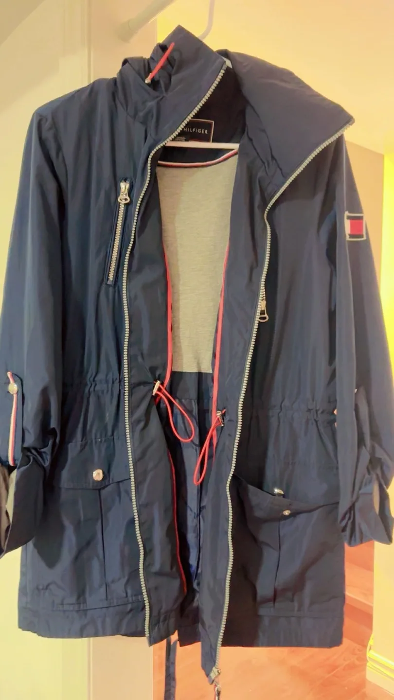 Tommy Hilfiger Navy Blue Hooded Jacket image indicator(2)