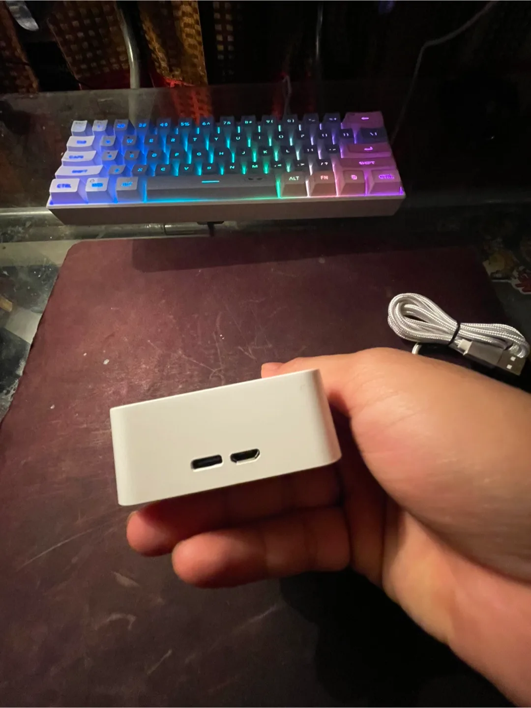 USB Battery Charger (4 Slot) -AA/AAA Batteries + USB-C Cable image indicator(4)