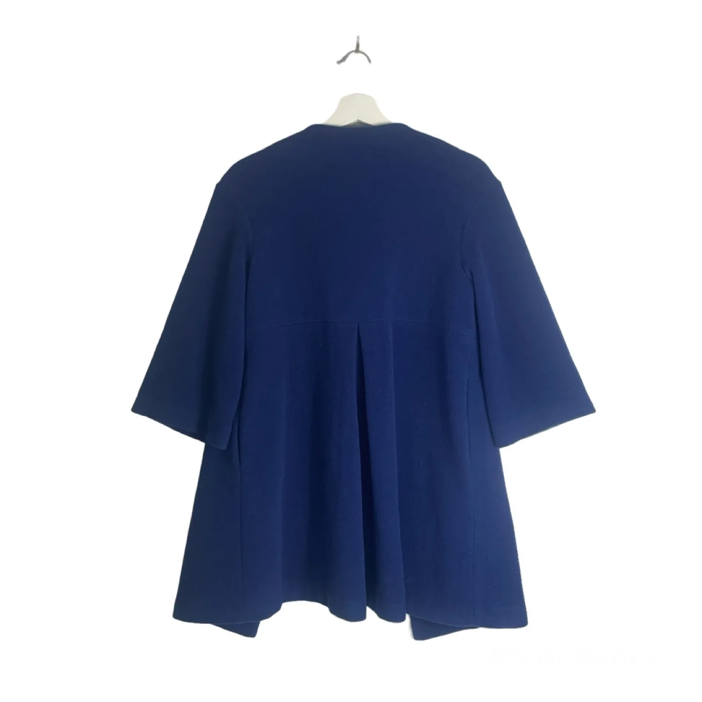 Mirror Fun Blue Wool Coat Size Medium image indicator(2)