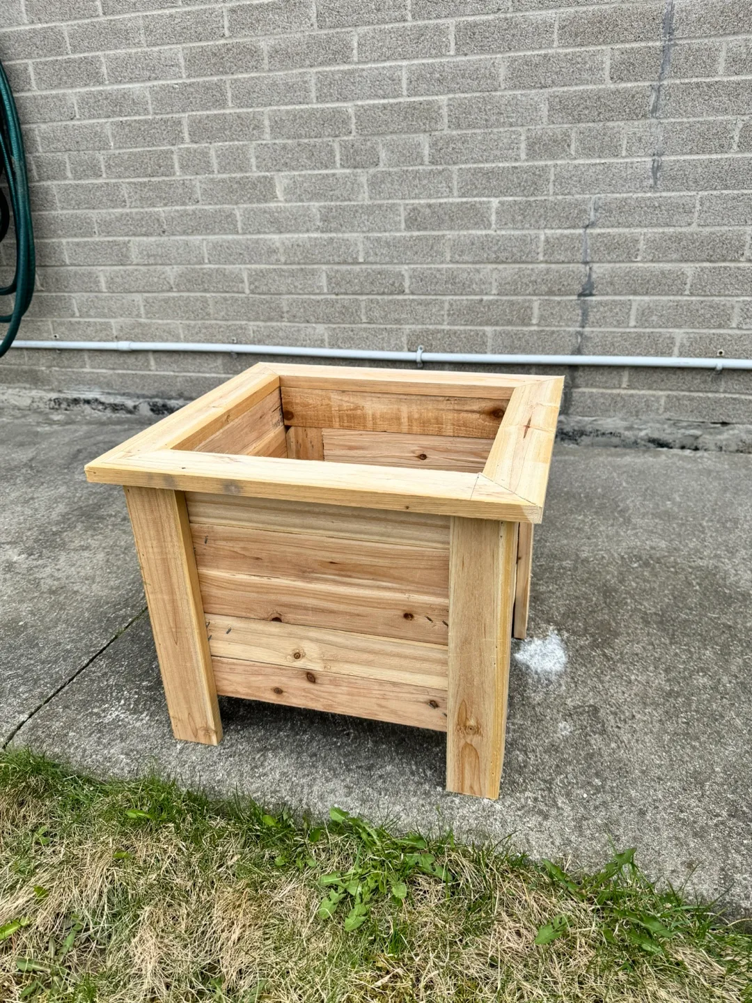 Wooden Planter Box - 12x13x14 Inches thumbnail