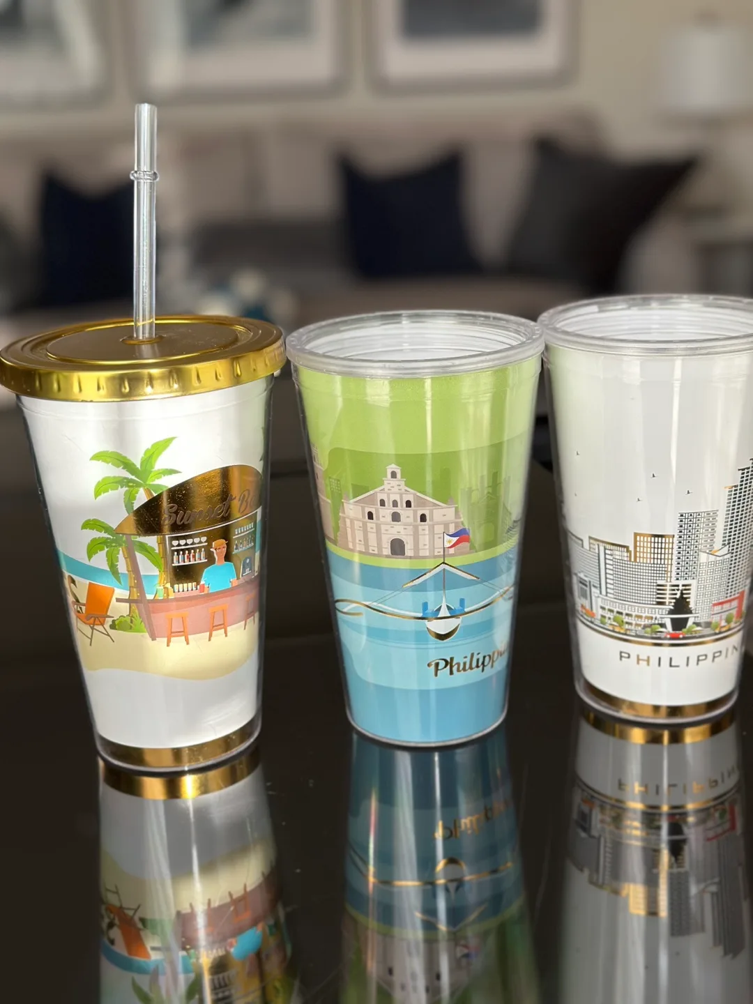 Plastic Philippines tumbler set 💚 thumbnail
