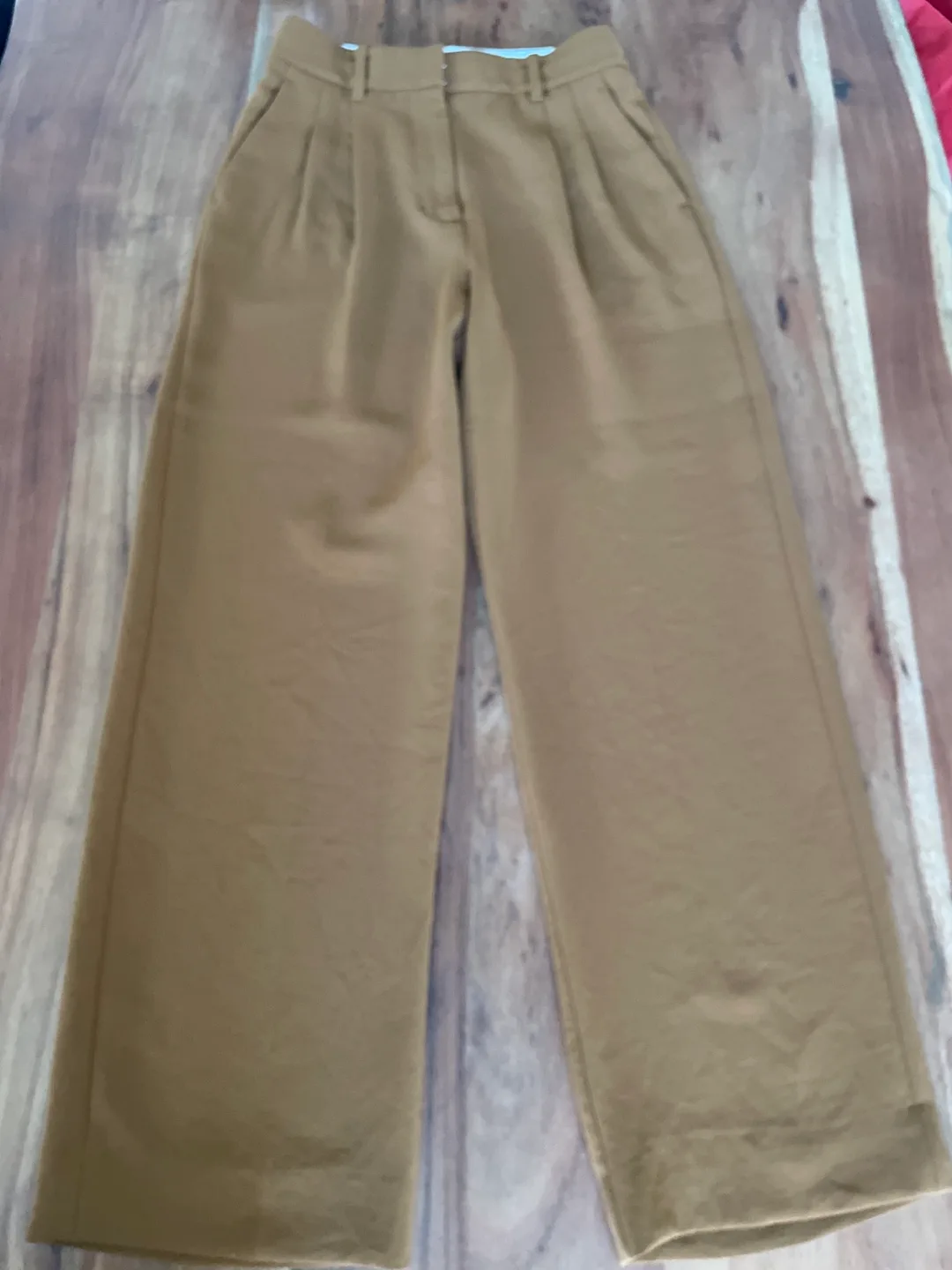 Wilfred Mustard Yellow High-Waisted Pants - Size 2 thumbnail