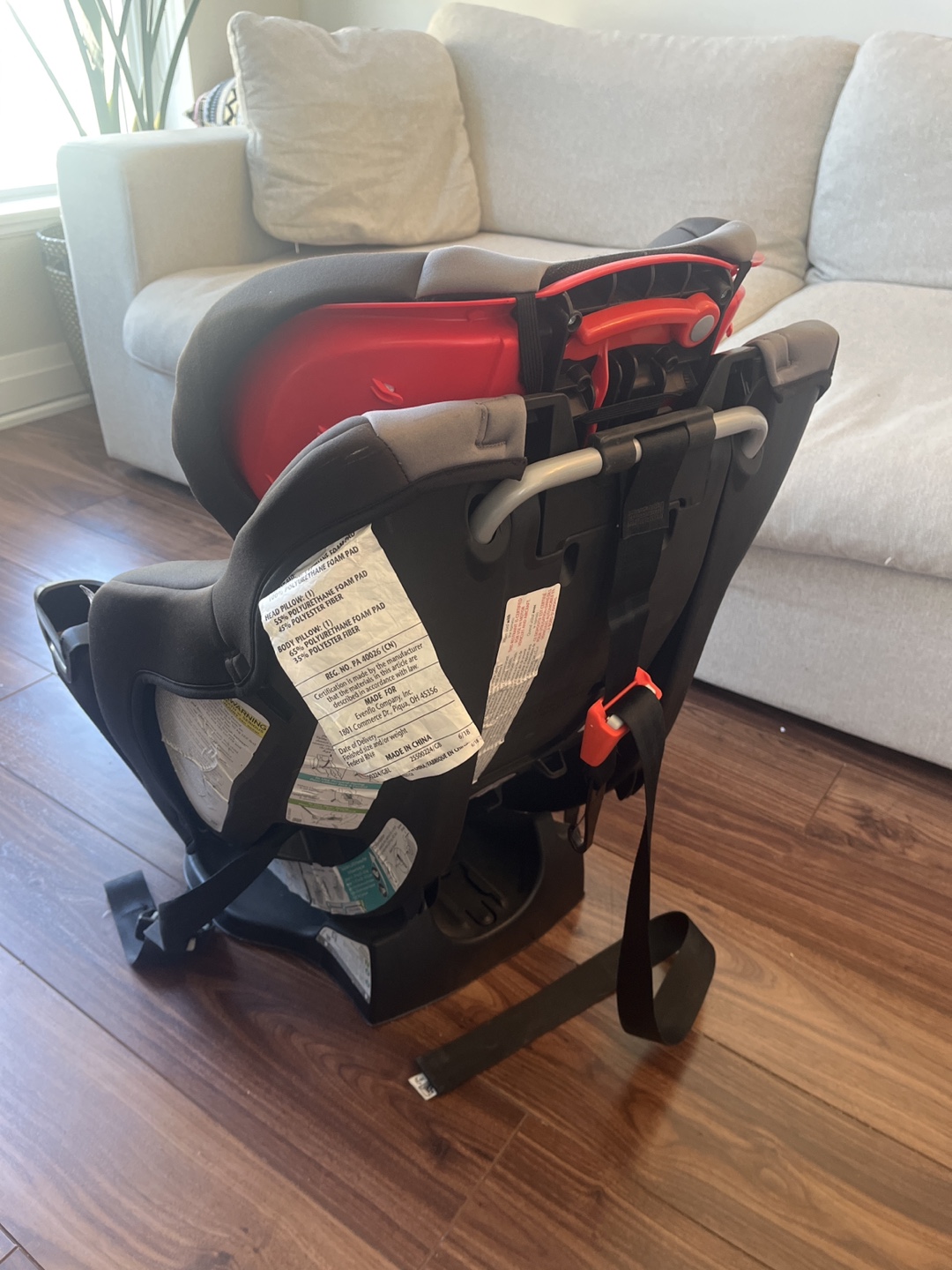Evenflo Symphony Car Seat - photo 5