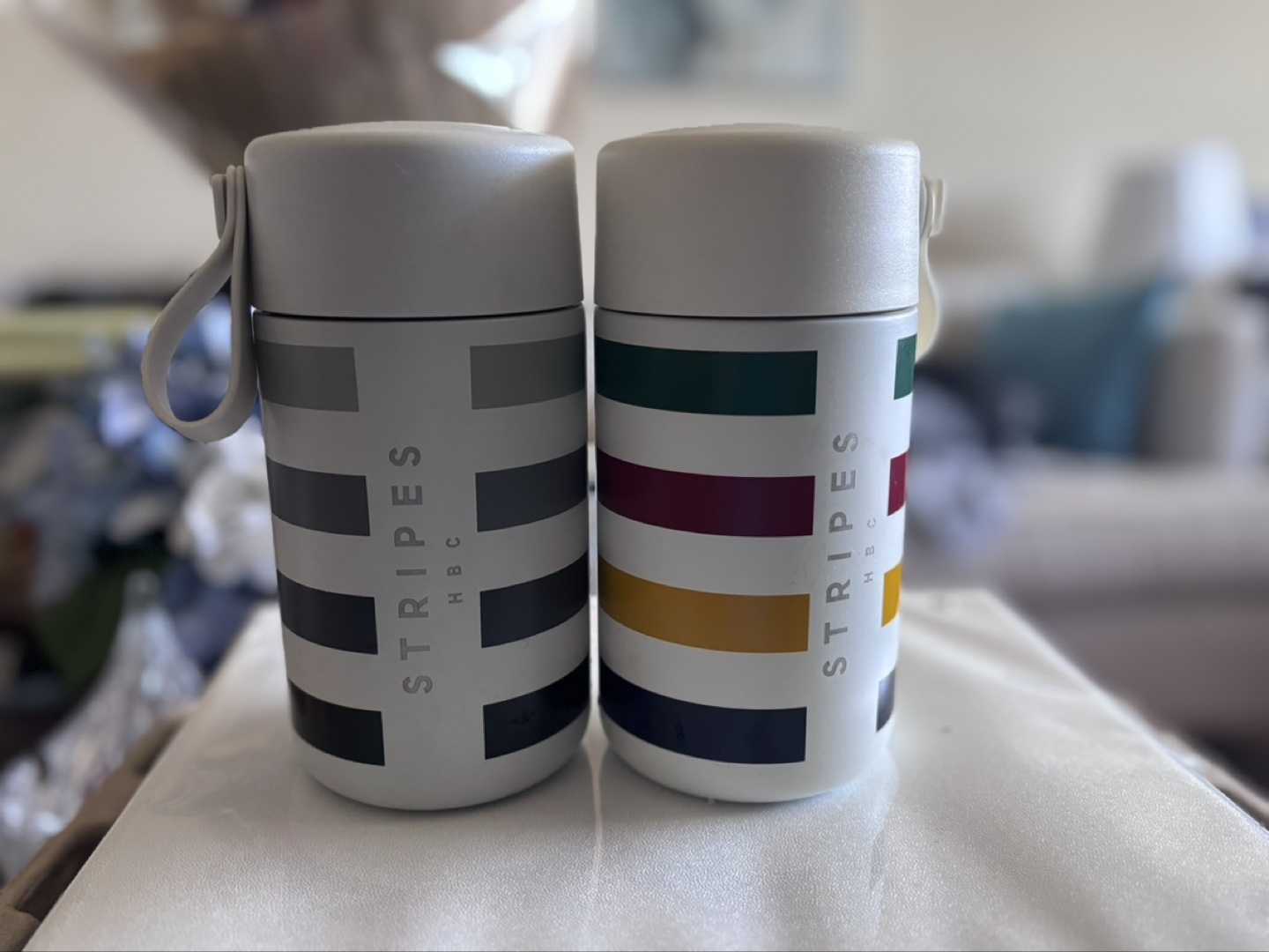 Stripes HBC Insulated Tumblers - Set of Two