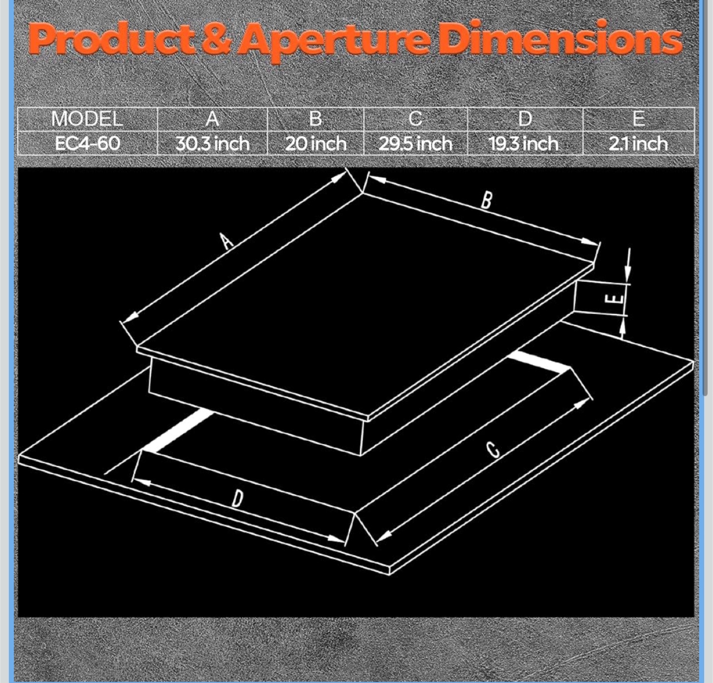 Ramblewood 4 Burner 30 Inch Electric Cooktop EC4-60 - photo 2