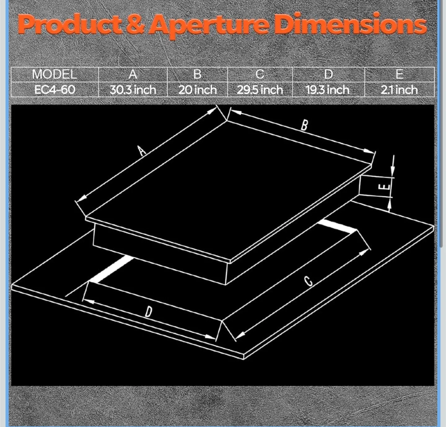 Ramblewood 4 Burner 30 Inch Electric Cooktop EC4-60 image indicator(2)