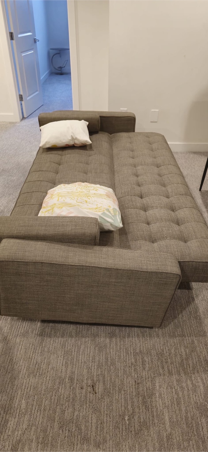 Grey Futon Sofa Bed