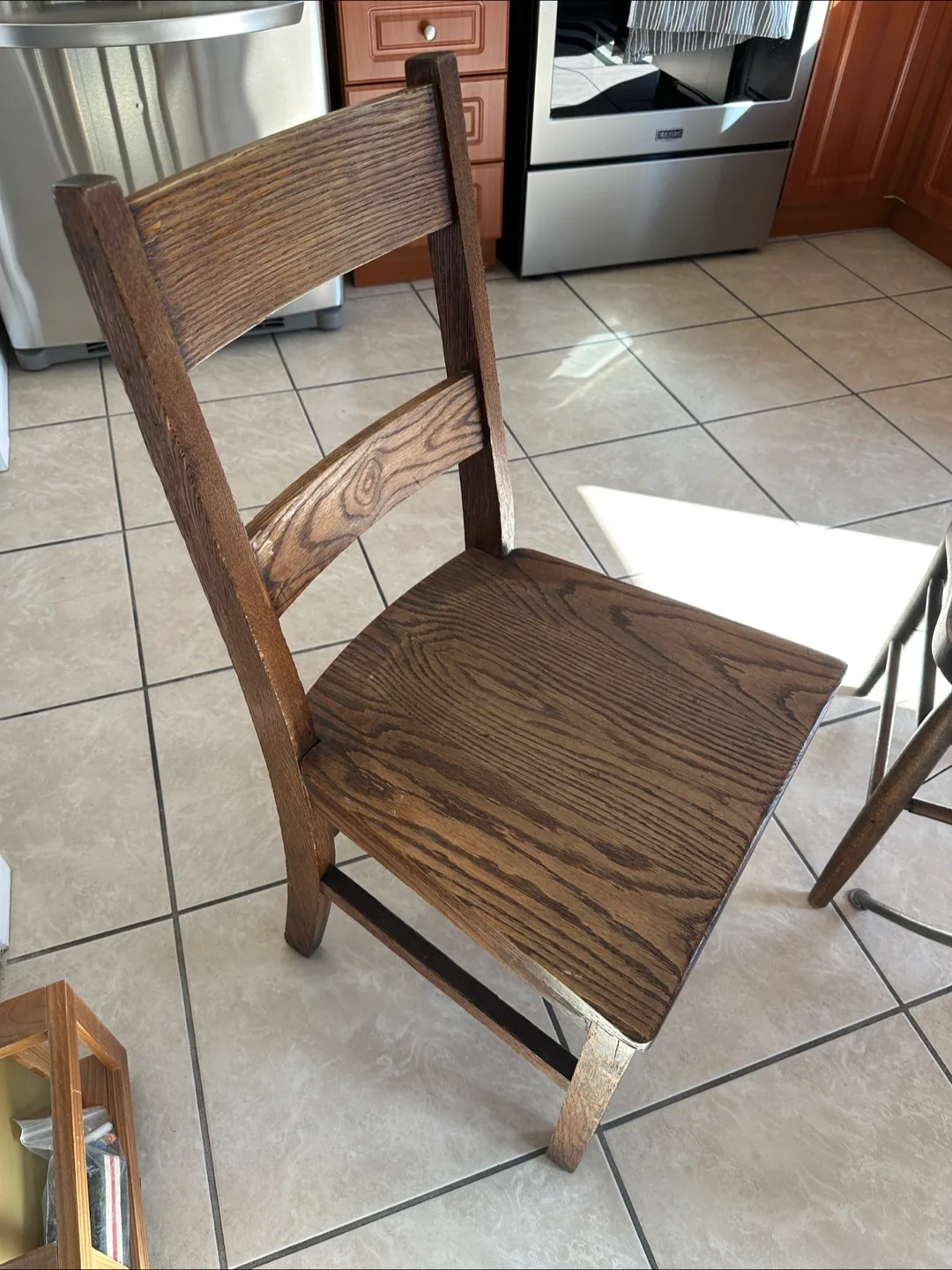 Vintage Wooden Table and Chairs Set image indicator(2)