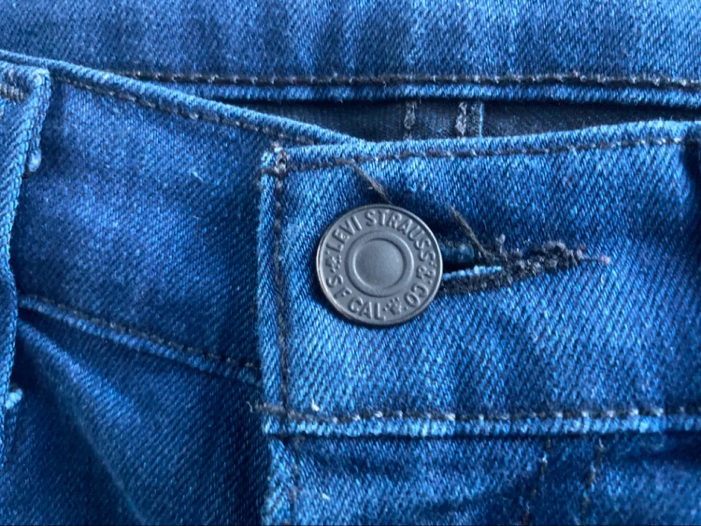 LEVI STRAUSS & CO. 513 Denim Jeans Size 29 X 30 image indicator(3)