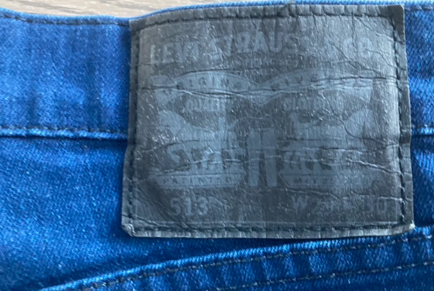 LEVI STRAUSS & CO. 513 Denim Jeans Size 29 X 30 image indicator(8)