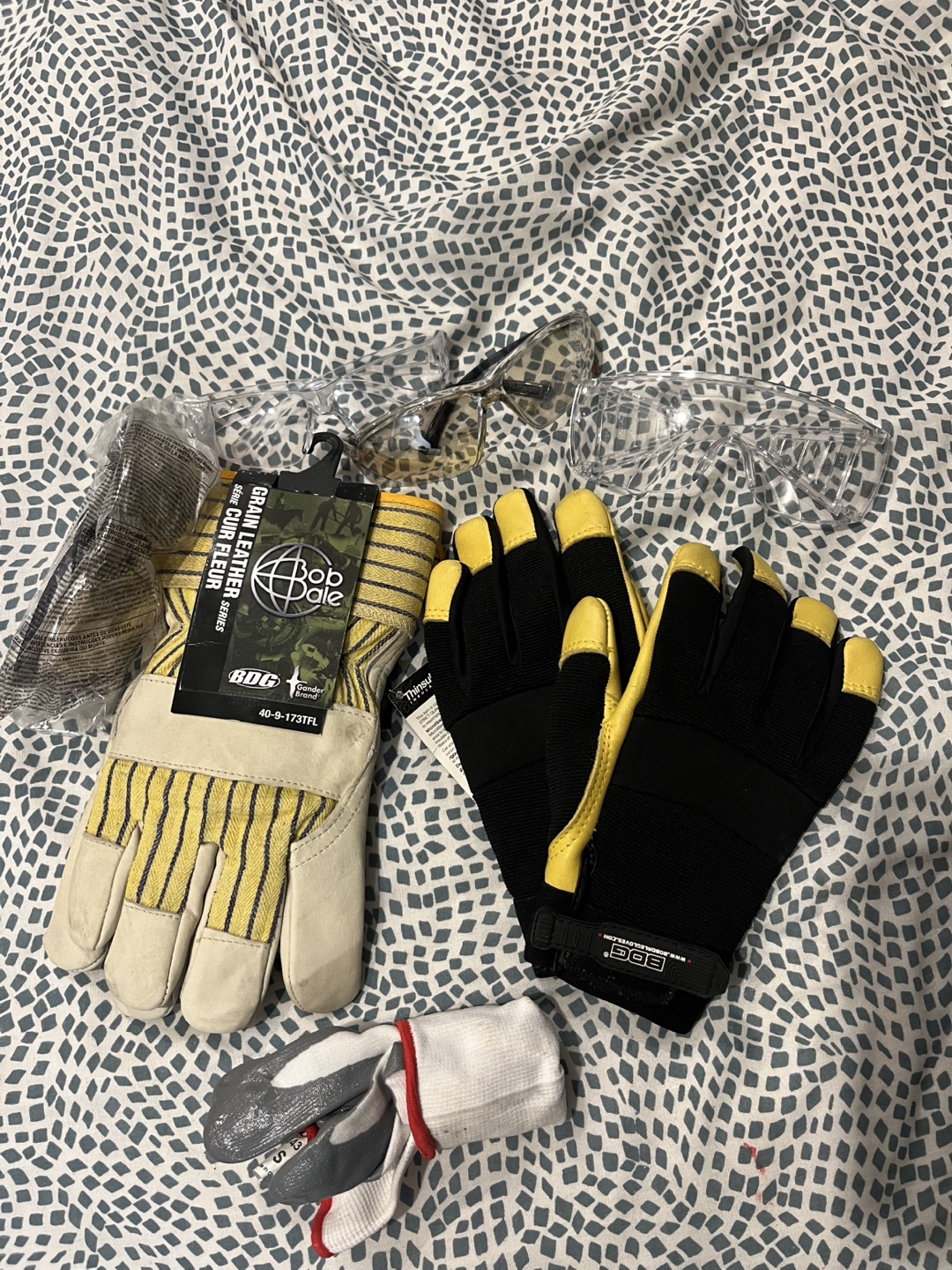 Safety Gear Bundle: Gloves, Glasses, and Socks