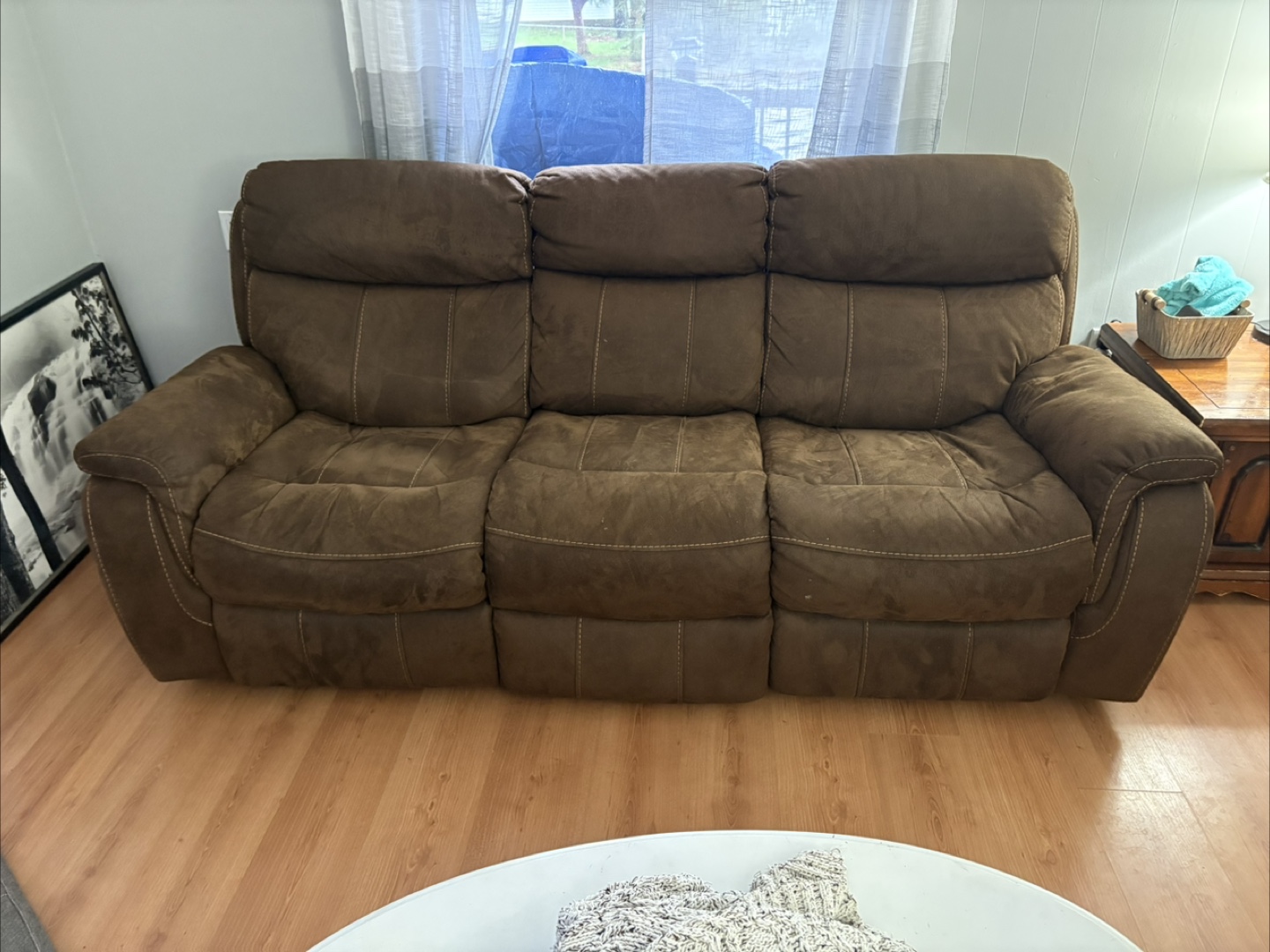 Brown Recliner Sofa and Chair Set - photo 5