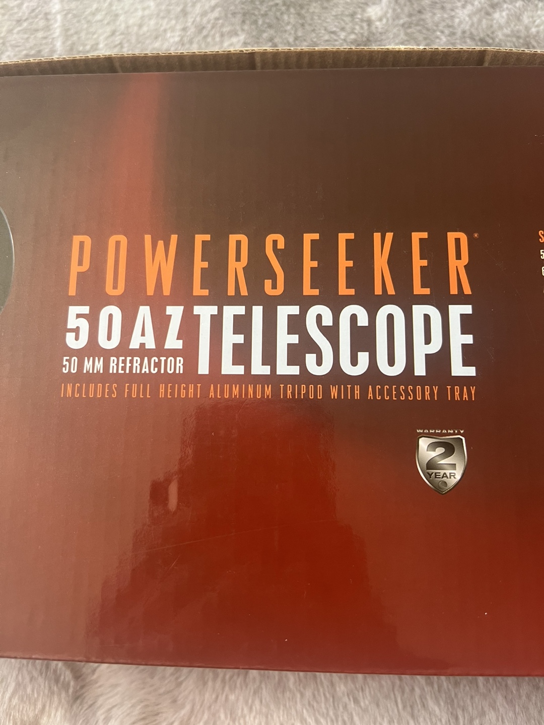 Celestron PowerSeeker 50AZ Telescope - New in Box - photo 3